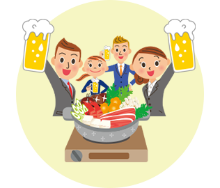 よくお家に遊びに来られる方